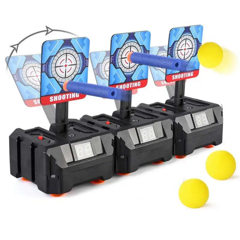 

1 Pc Electric Toy Target High Precision Auto Reset Scoring Gun Target Sound Light Shooting Game Outdoor Sports Toys