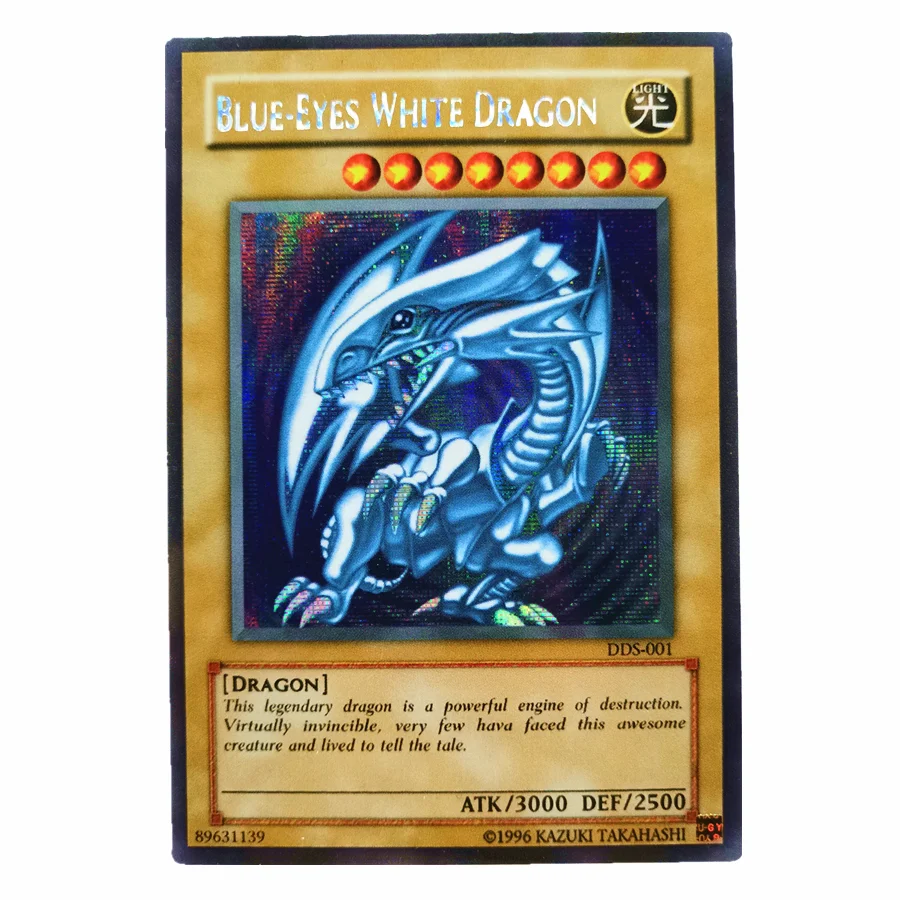 Yu Gi Oh голубые глаза белый дракон английский DIY красочные игрушки хобби