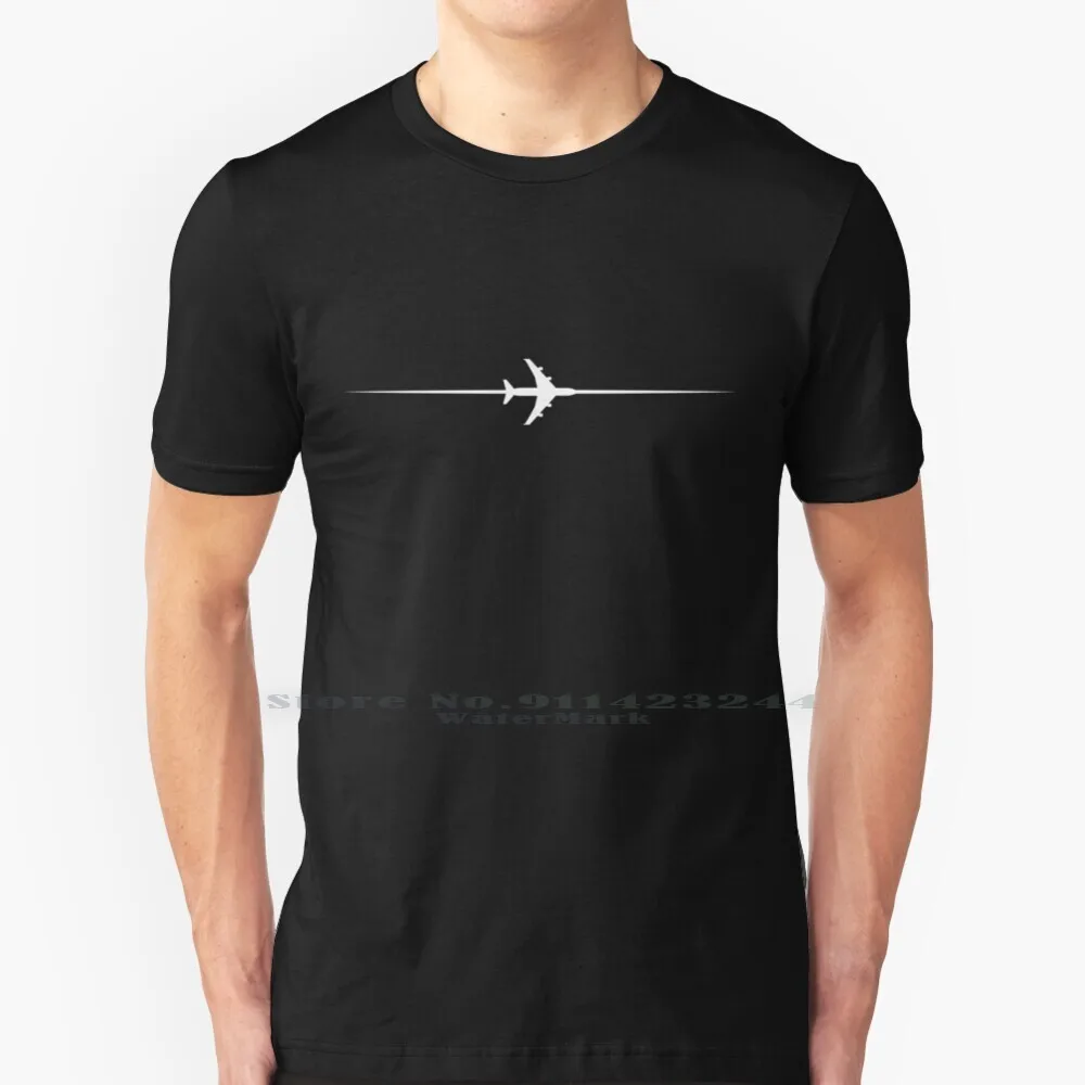 

Line The Plane T Shirt Cotton 6XL Pilot Flying Avgeek Boeing Airbus Airport Aviator Aeroplane Military Travel Airplanes