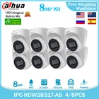 IP-камера Dahua 4K 8 МП со встроенным микрофоном, H.265 + IP67