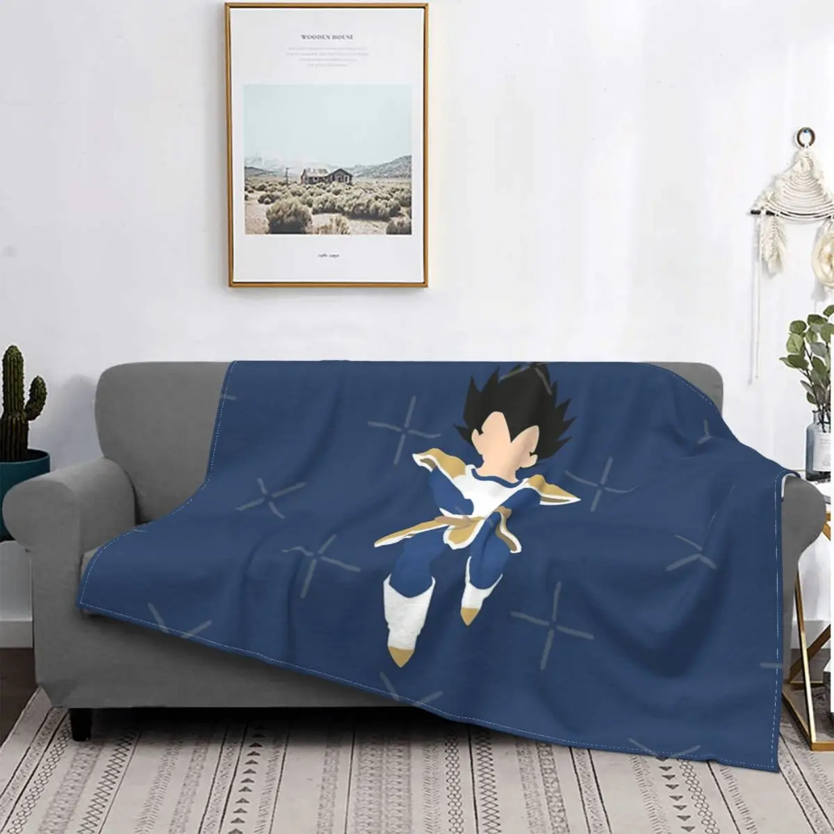 

Manta minimalista de Vegeta, colcha, edredones a cuadros, Sudadera con капуcha, manta ponderada