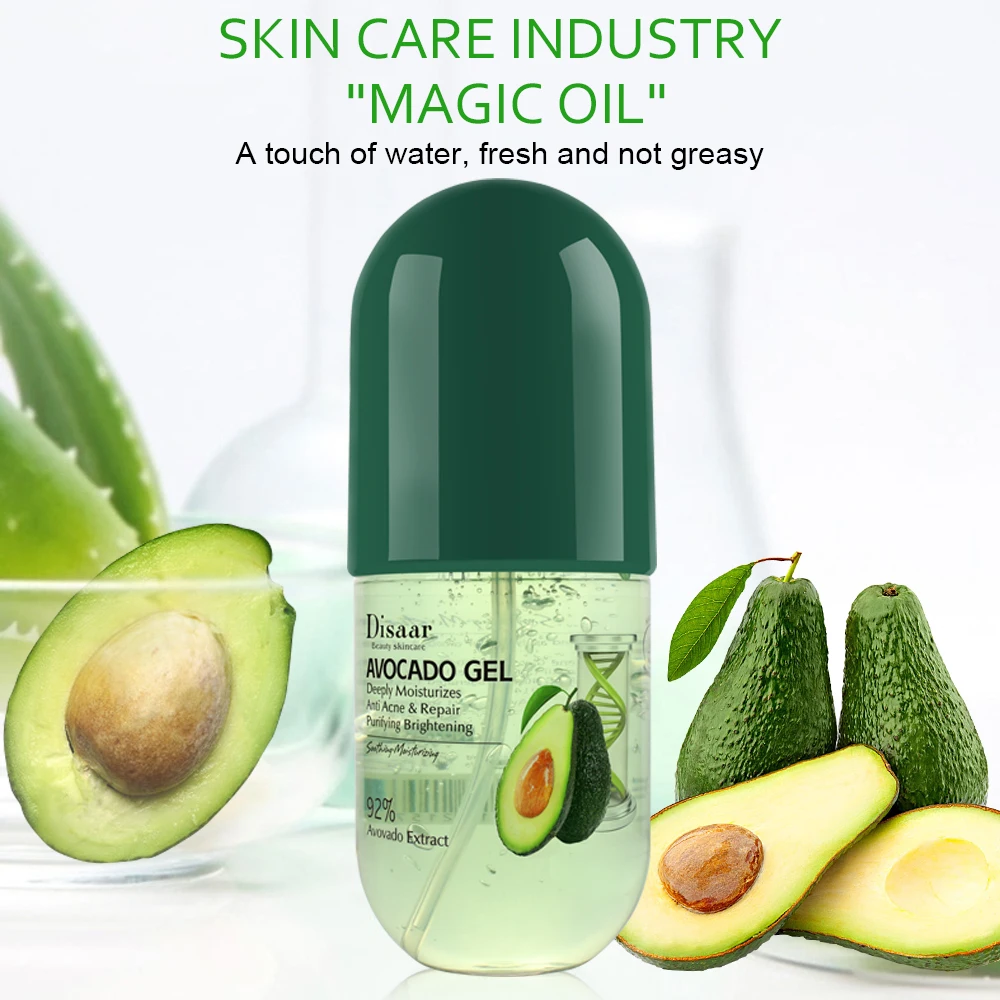 280 мл натуральный увлажняющий гель DISAAR 92% гель авокадо Органический Уход за кожей успокаивающий гель для ухода за кожей лица