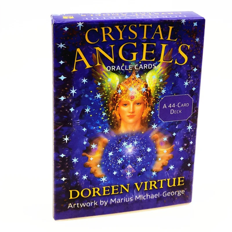 

Crystal Angel Oracle Tarot Cards Durable Board Games Beautiful Painting Tarot Family Party Entertainment In High Quality