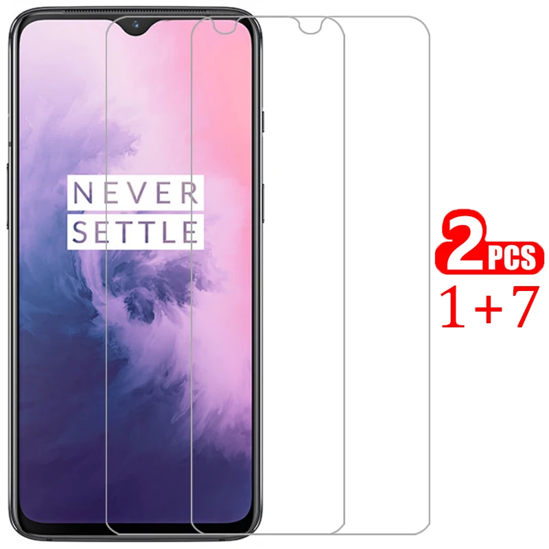 

case for oneplus 7 cover tempered glass screen protector on one plus 7 plus7 oneplus7 6.41 protective phone coque bag original