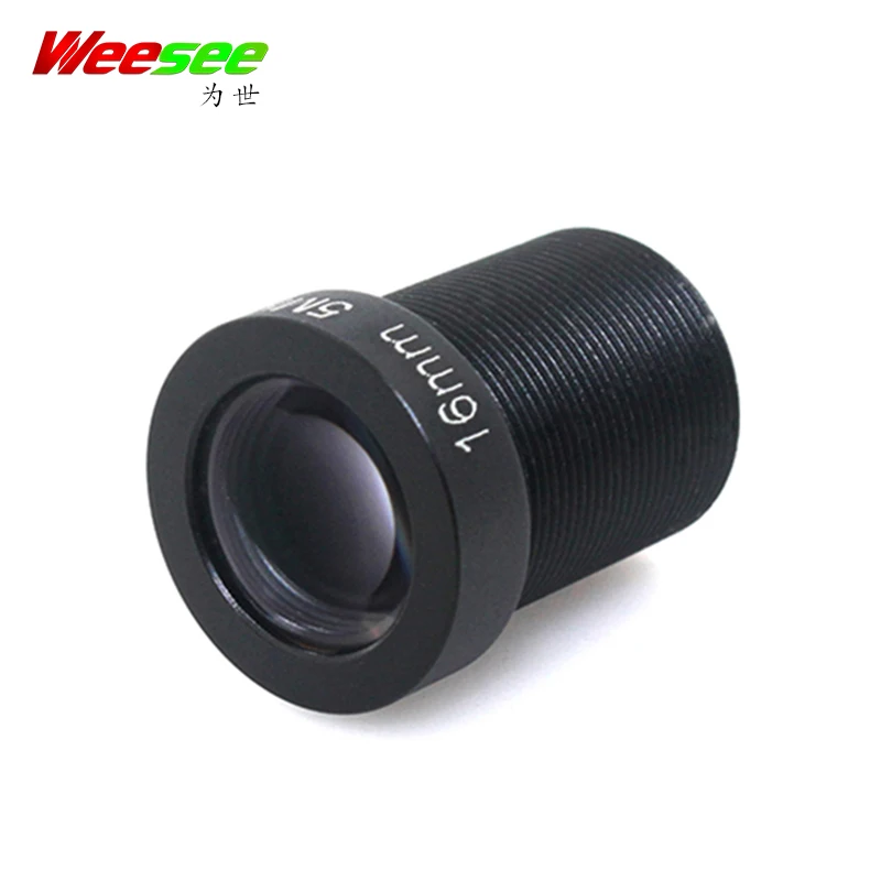 Высококачественные линзы WS 16 мм F1.8 5MP M12 Mount IR HD CCTV | Безопасность и защита