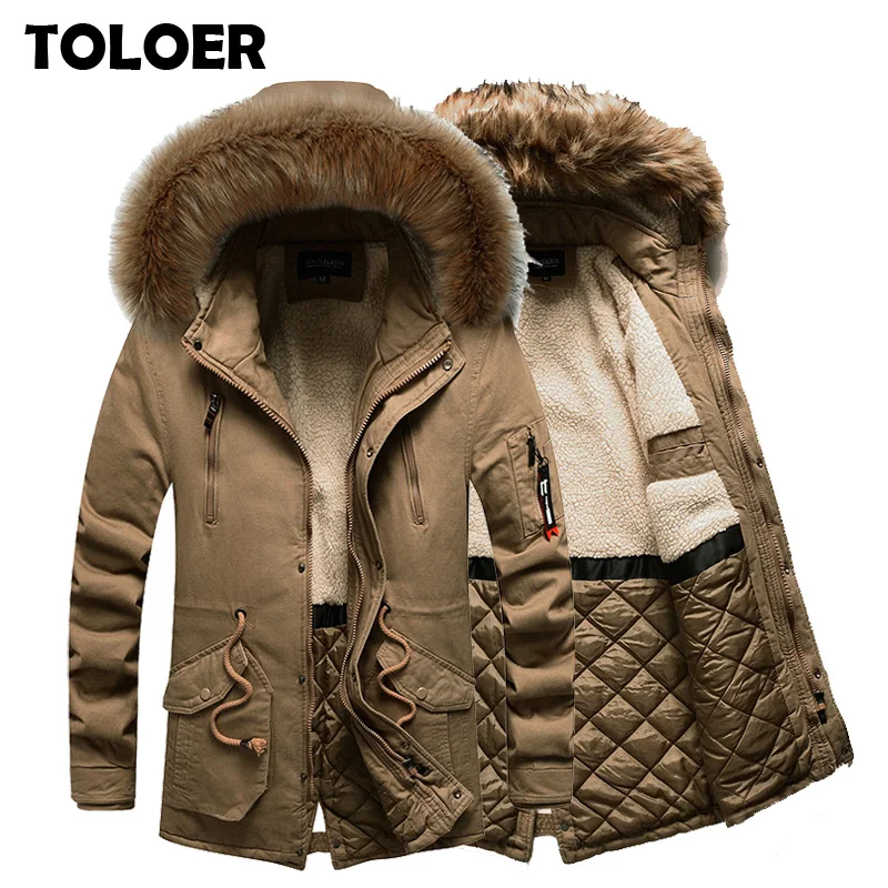 Мужская зимняя уличная парка 2020 теплая Толстая флисовая куртка с капюшоном новая