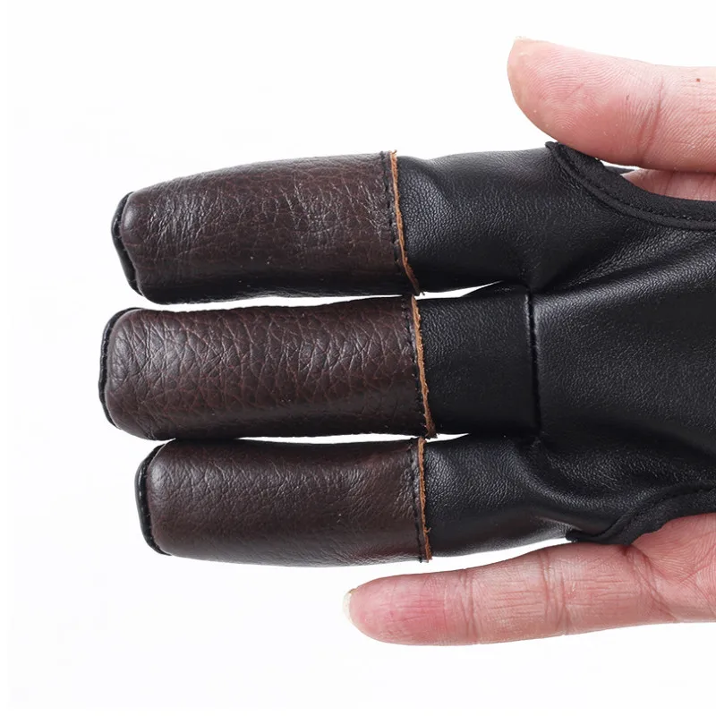 1 шт. перчатки для стрельбы из лука защитные пальцев защита левой и правой рук