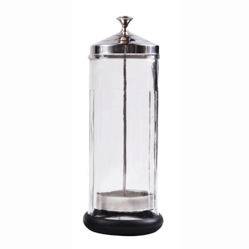 L 28.8cm x 10.8cm Профессиональный салон Парикмахерские ножницы пинцет дезинфекция банка стерилизация контейнер дезинфицирующее средство стекло маникюр дезинфекция чашки - Цвет: L 28.8cm x 10.8cm