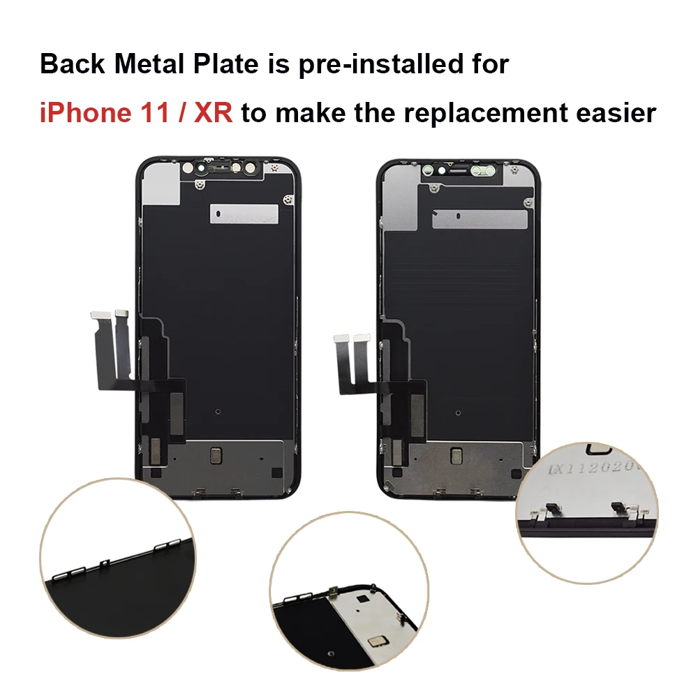 ЖК-дисплей для iPhone X 11 XR XS MAX сменный OLED-дисплей с 3D сенсорным экраном True Tone без