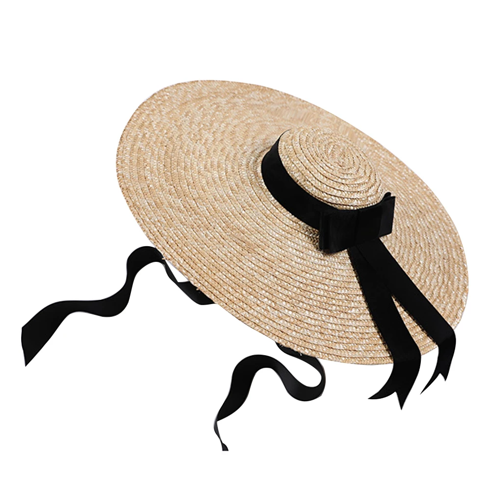 Повседневная Защита от УФ лучей модная женская пляжная летняя соломенная шляпа