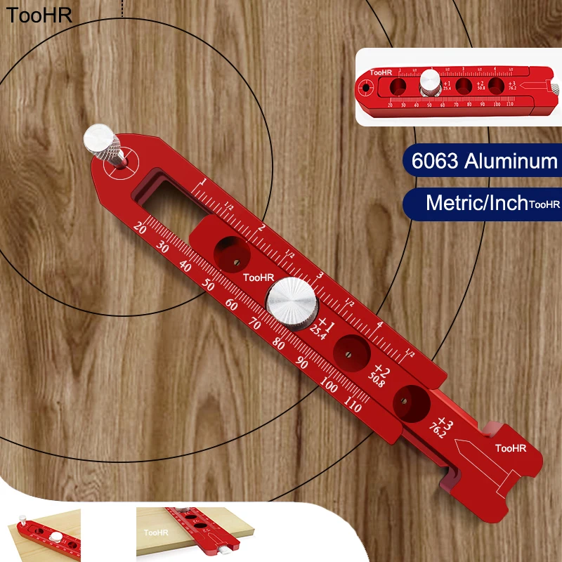 Метрический/дюймовый деревообрабатывающий центробежный считыватель линейки