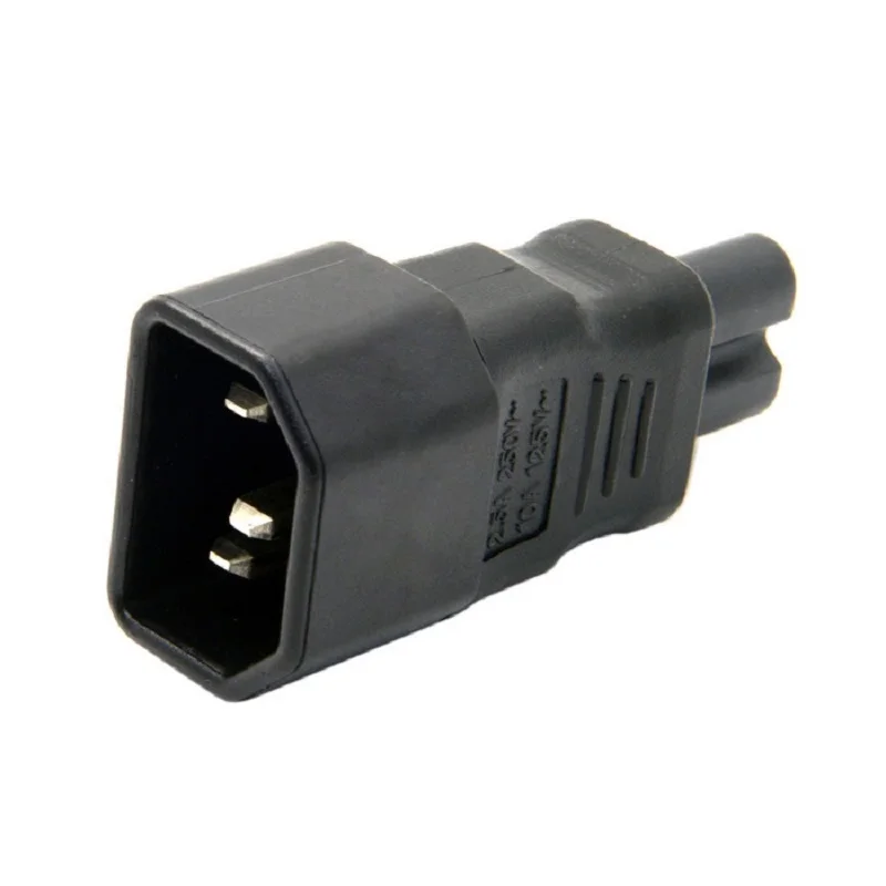C14-C7 IEC 320 C14 для C7 3 полюс Мужской цепи 2pole женской фигуры 8 Мощность адаптер конвертер 10A 250V