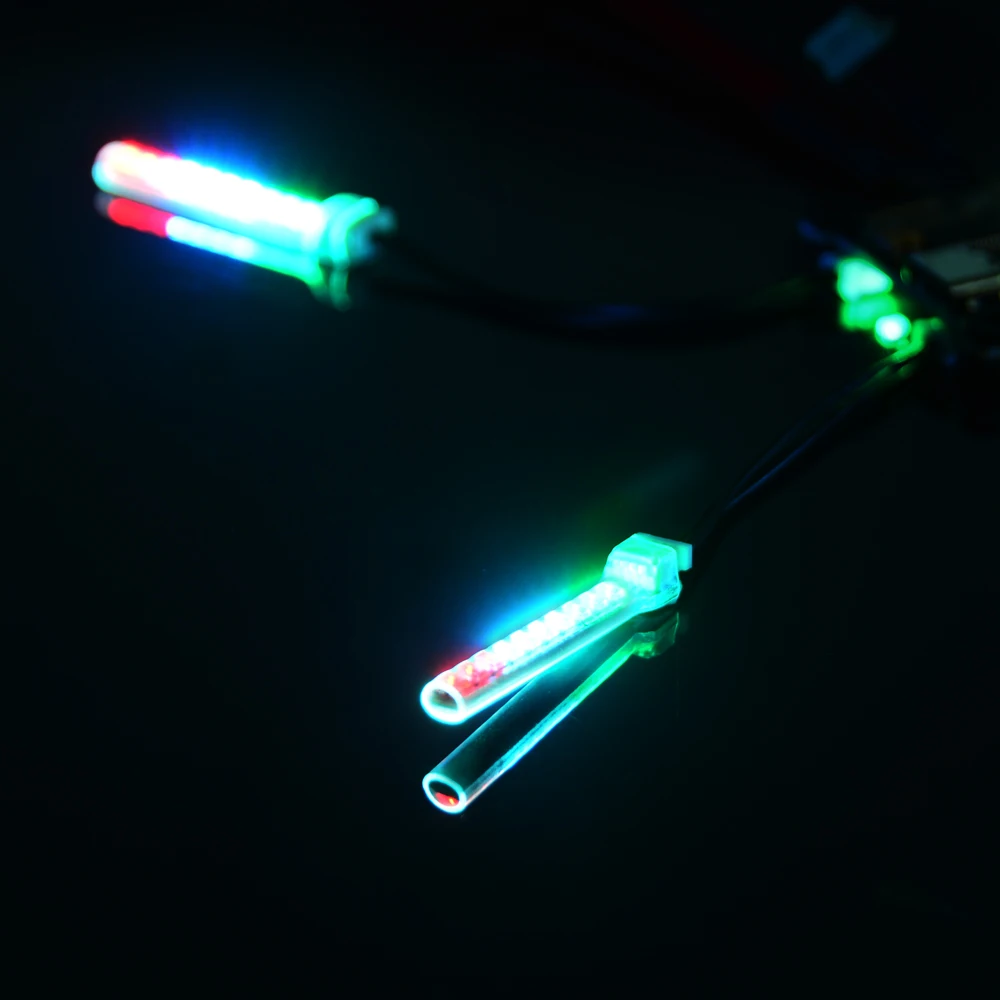 4 шт./компл. 10 RGB Светодиодная лента 5 в 0.6A Zeez дизайн для контроллера полета BetaFlight |
