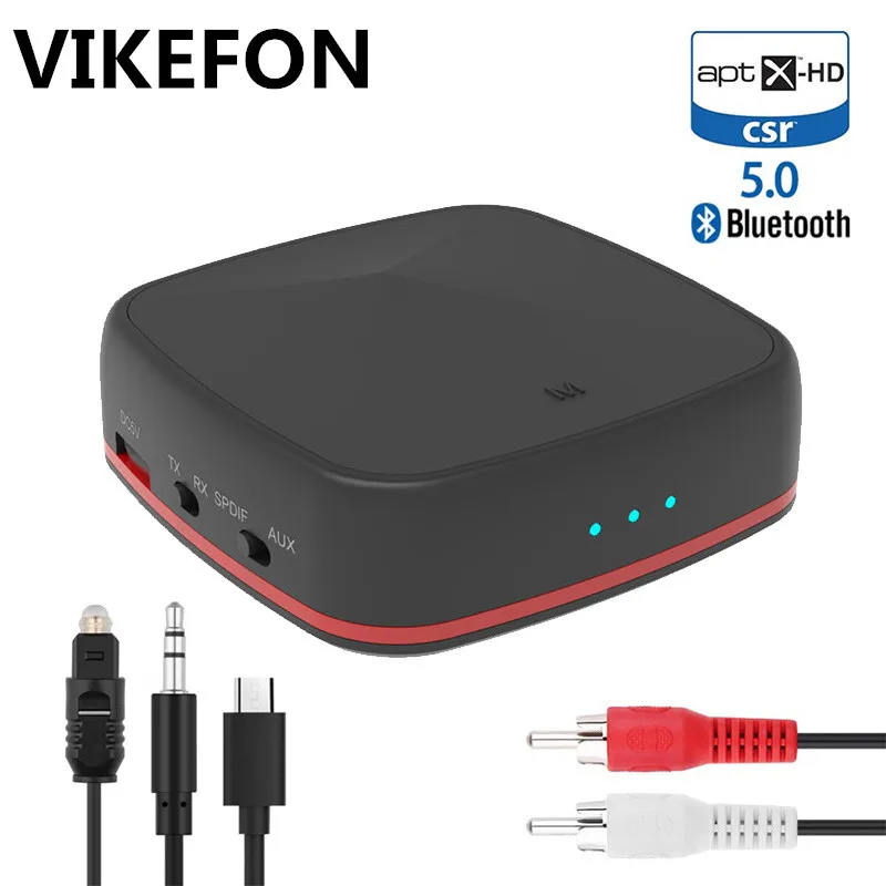 Bluetooth 5 0 приемник передатчик CSR8675 Aptx HD/LL Музыкальный беспроводной аудио адаптер