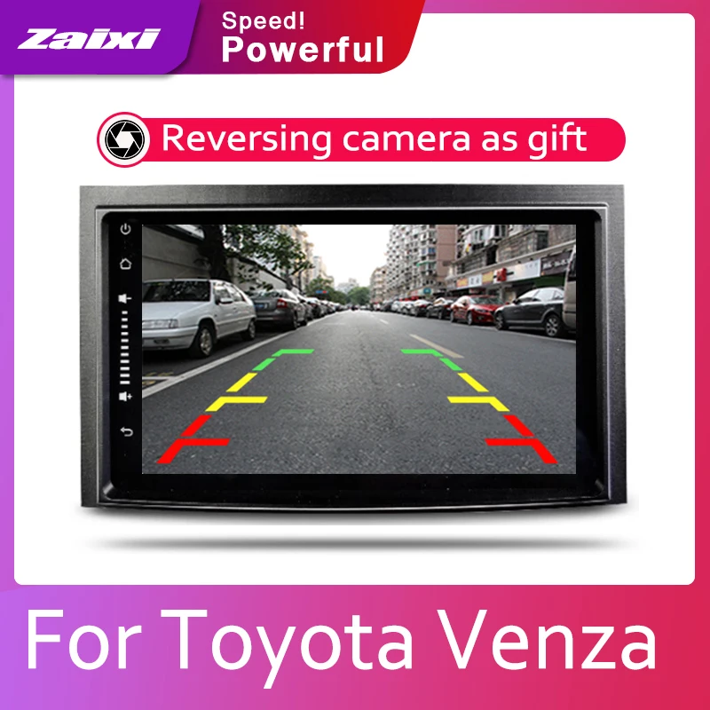 ZaiXi 2din автомобильный мультимедийный Android Автомагнитола для Toyota Venza 2008 ~ 2017 Bluetooth WiFi
