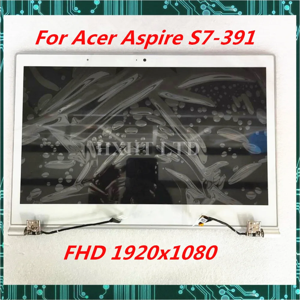 Для ноутбука acer Aspire S7-391 сенсорный экран ЖК-дисплея в сборе FHD 1920*1080 полностью протестирован