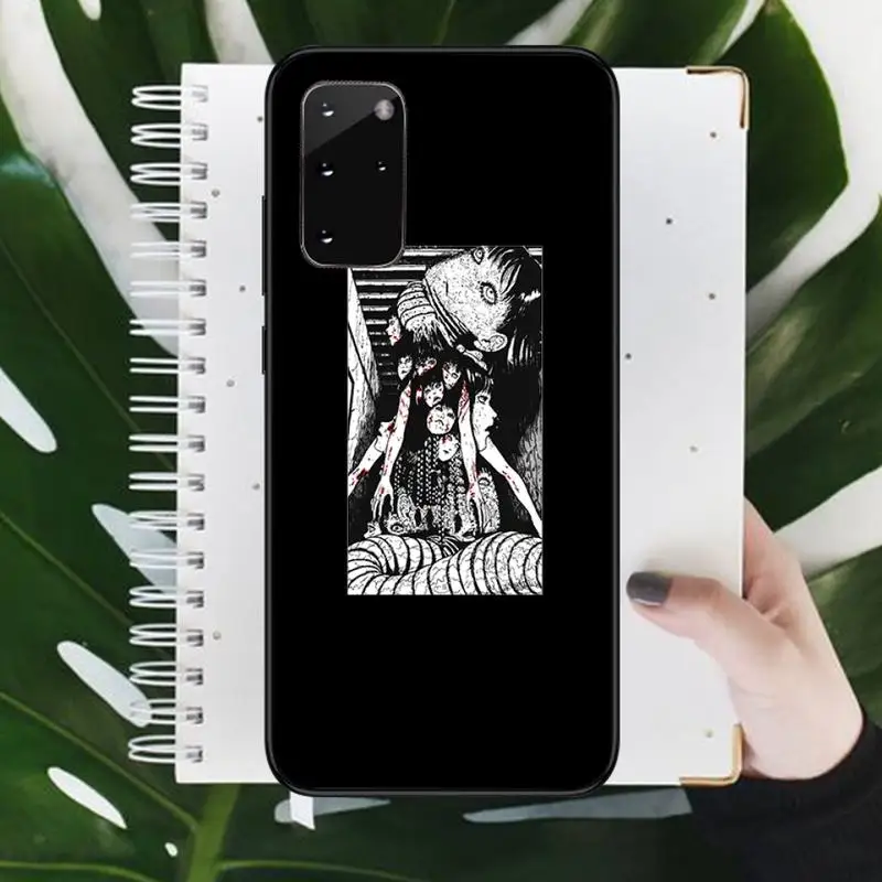 

Japanese horror comic girl sexy Phone Case For Samsung galaxy S 7 8 9 10 20 edge A 6 10 20 30 50 51 70 note 10 plus
