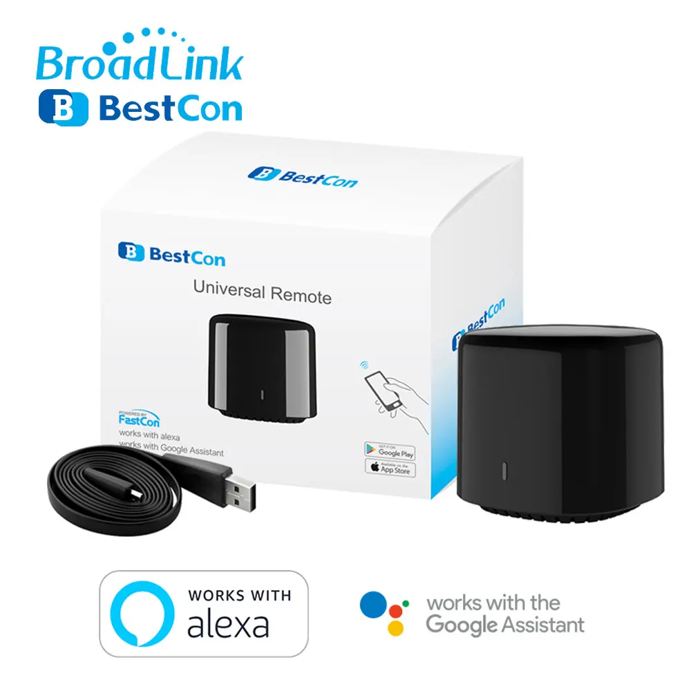 2020 новый бренд Broadlink BestCon RM4C Мини Универсальный ИК-пульт дистанционного