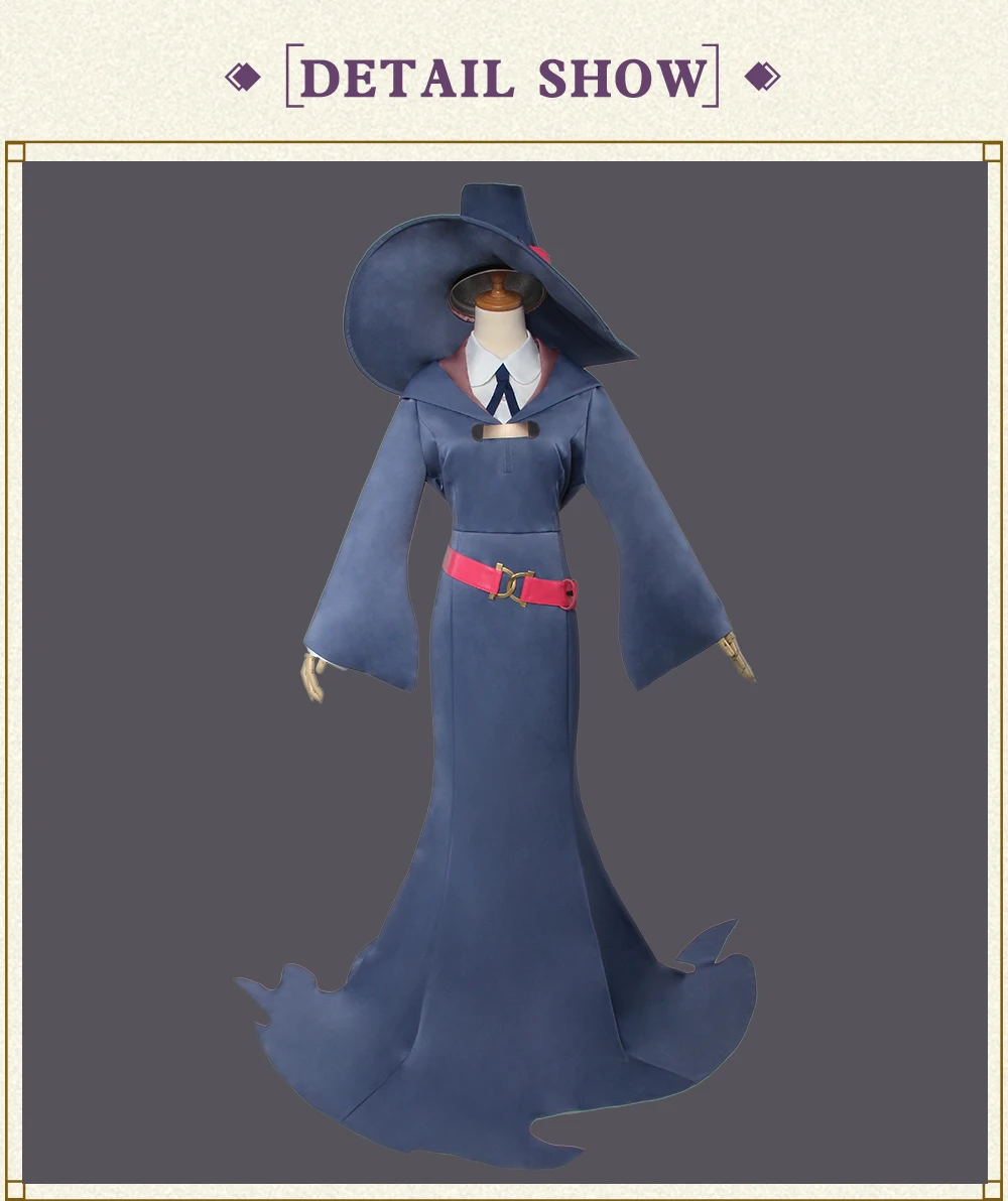 Косплей-костюм с маленькой ведьмой из аниме Академия | Тематическая одежда и