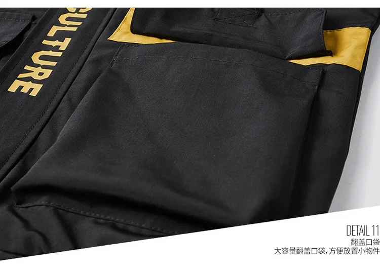 Большие размеры 6XL 7XL 8XL мужские куртки в Корейском стиле в стиле пэчворк уличная куртка с капюшоном осеннее тонкое пальто на молнии с буквенным карманом