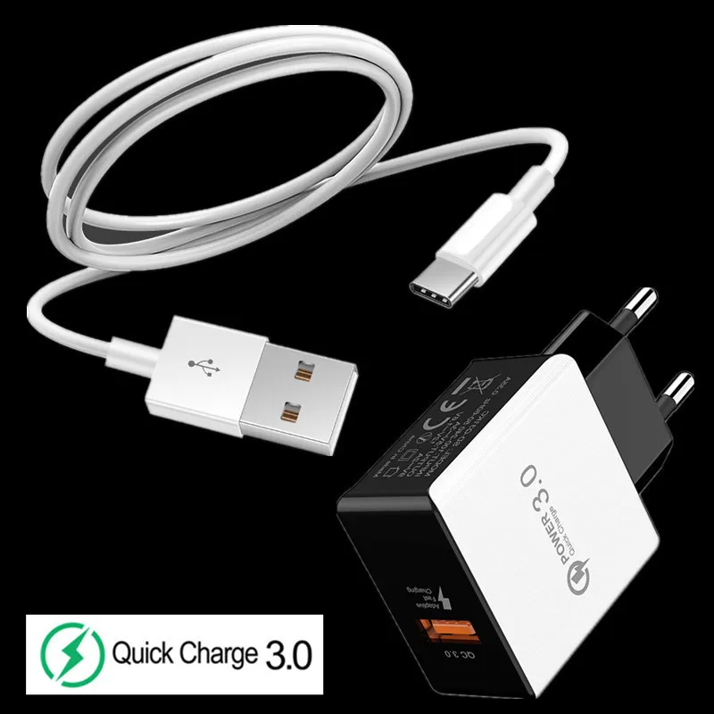 Зарядное устройство с USB портом для Samsung Galaxy S8 S9 S10 A70 A5 2017 Xiaomi Mi A3 LG Stylo 5 QC 3 0|Зарядные