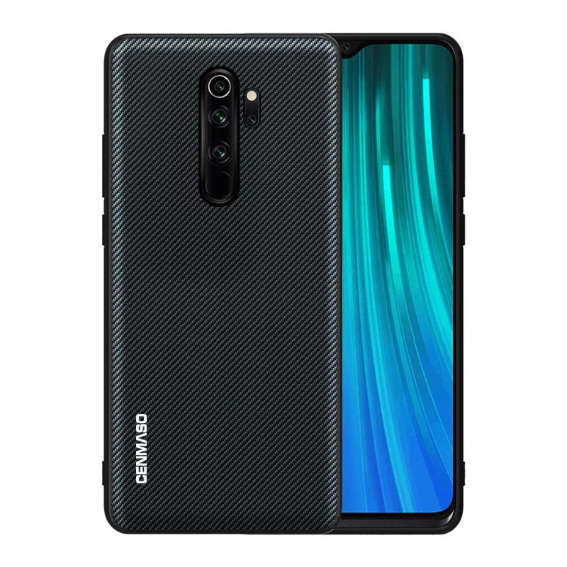 Для Red mi Note 8 K20 Pro Чехол из углеродного волокна Текстура кожаный чехол для Xiaomi mi 9T красный mi K20 Note 8 Pro защитный чехол Fundas - Цвет: Темно-синий