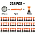 Клинья для выравнивания плитки, 246 шт.