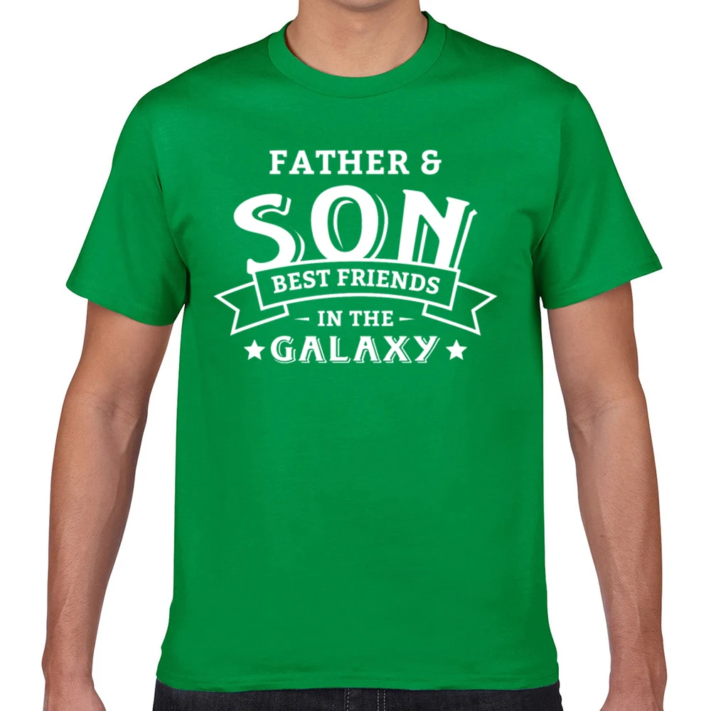 Tops T Shirt Men fathers day father and son best friends Fashion White Custom Male Tshirt | Мужская одежда