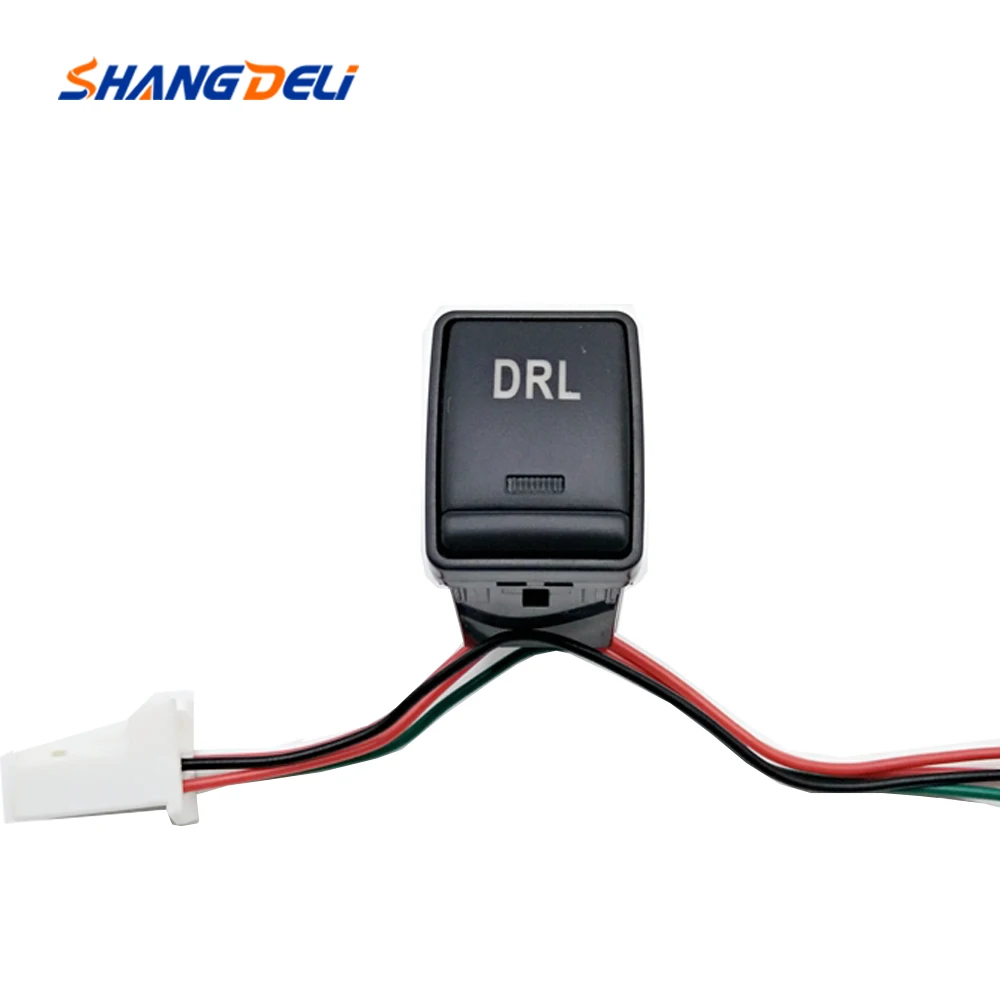 Зеленая кнопка переключателя автомобиля с соединительным проводом для Nissan Sylphy