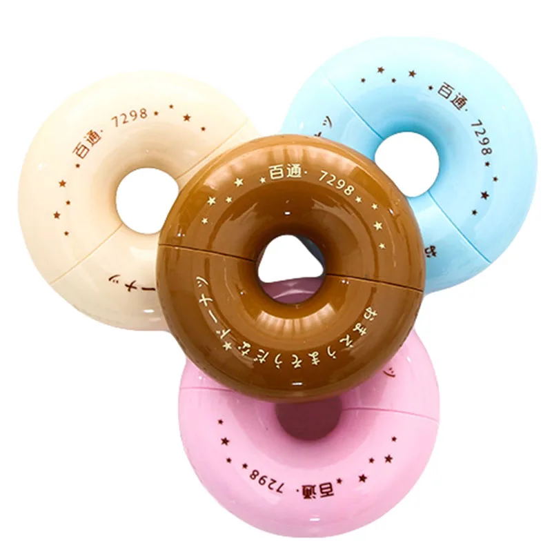 

1pcs Random Creative Cute Doughnut Correction Tape Practical School Supplies For Kids Gift Learning Tool Supplies