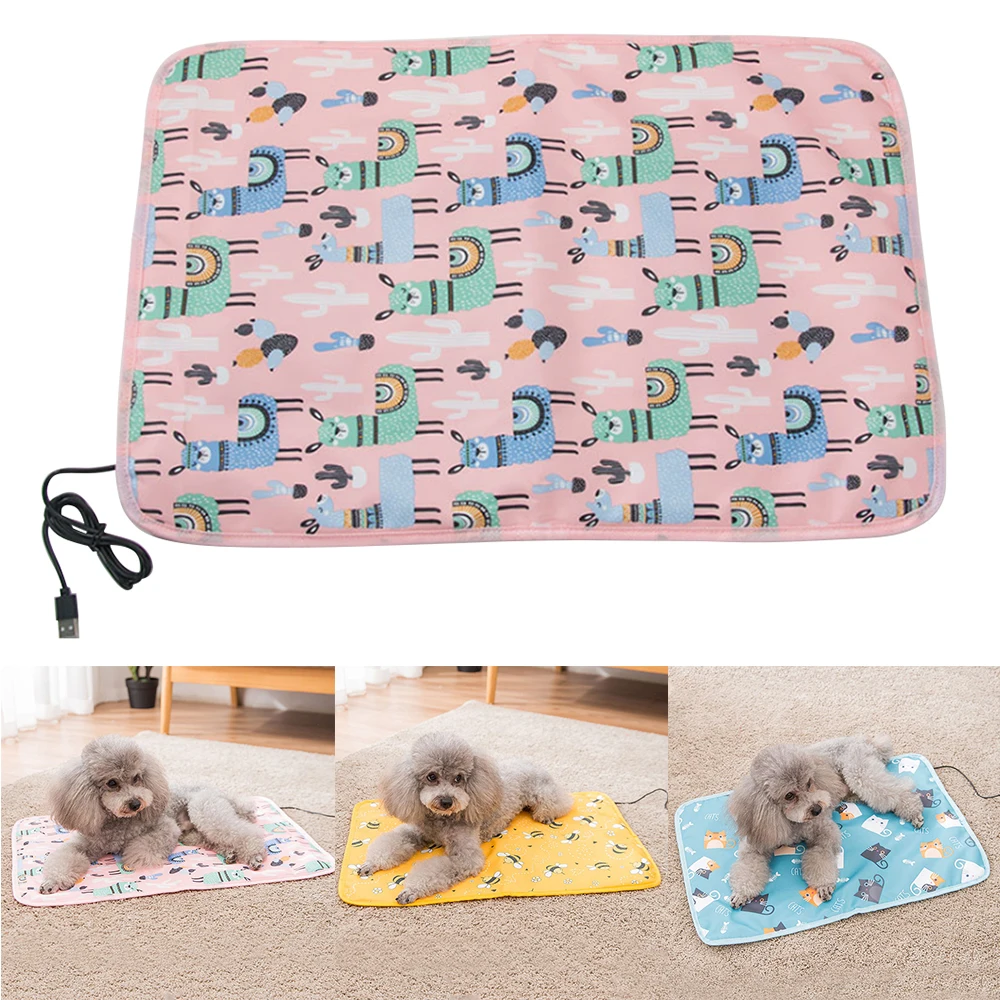 New Pet Heating Pad Dog Cat Waterproof Electric Mat Heater Warmer Bed Blanket for Senior Pets Arthritic | Дом и сад