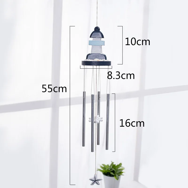 Деревянная подвеска в средиземноморском стиле колокольчики с сосновой резьбой
