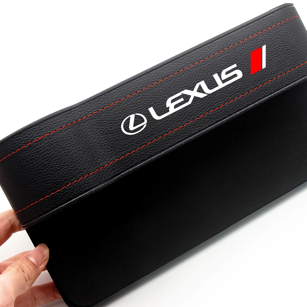 

Car Seat Gap Storage Box PU Leather Wallet Phone Slit Pocket Multifunctional Organizer Case For LEXUS NX300 Sport LX570 IS250 EX