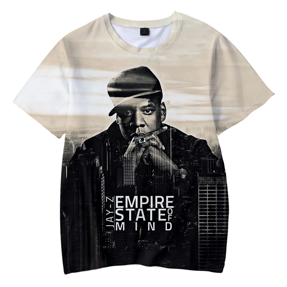 

Singer Rapper JAY-Z 3D Printed T-shirt Men/Women Sports Casual O-Neck Tshirt Harajuku Fashion