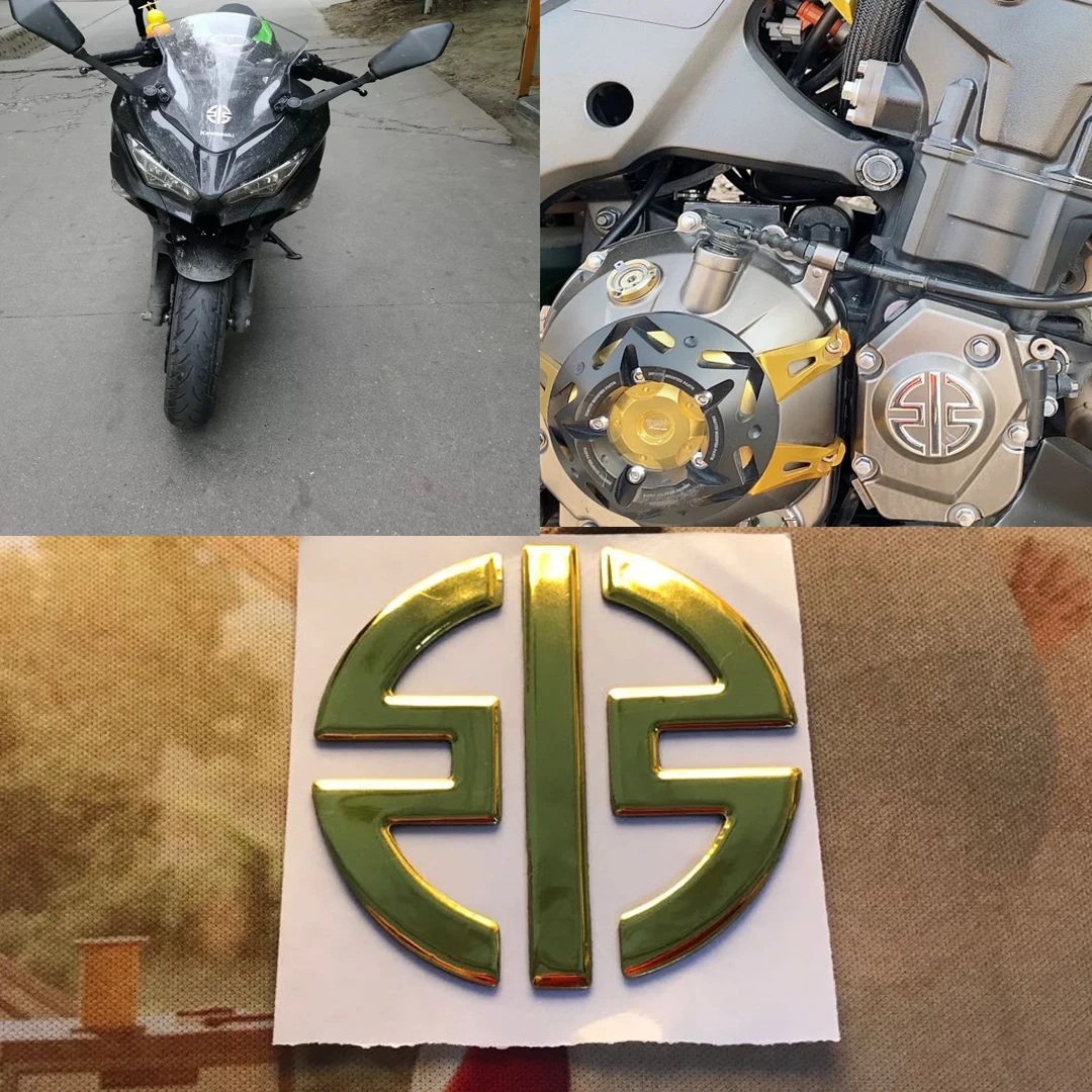 3D ПВХ светоотражающий сильный клей боковая крышка обтекатель Логотип эмблема