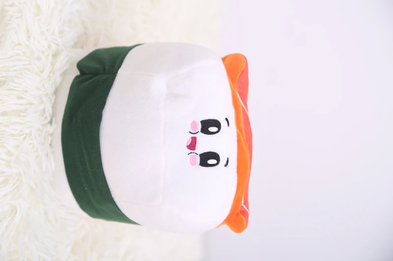 1 шт. 19-24 см лосось игрушечные суши плюшевая Kawaii подушка в виде Еды Кухня диван ресторан магазин окно декоративная подушка в виде суши