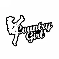 small town 14 8x9 9cm country girl jdm vinyl decal car sticker funny cartoon blacksilver c26 0107