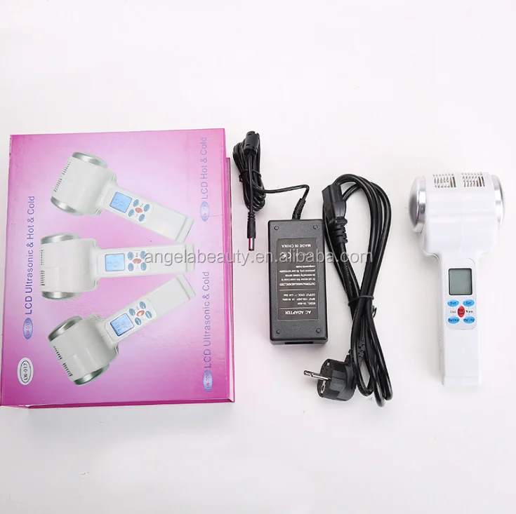 

LW017 LCD screen beauty care face massage hot and cool face hammer
