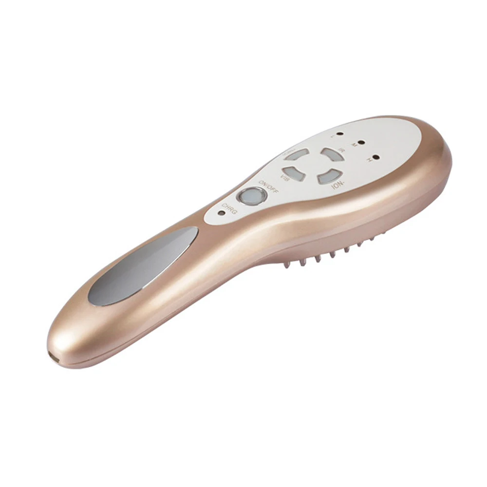 Электрический вибрирующий массажер для головы расческа роста волос против