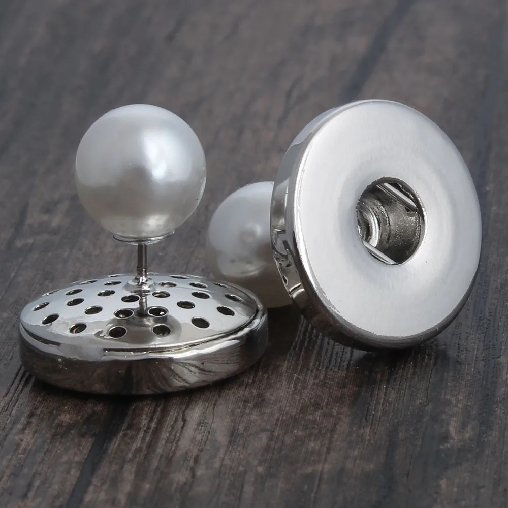 Новые модные ювелирные изделия со сменными кнопками серьги 18 мм гвоздики с