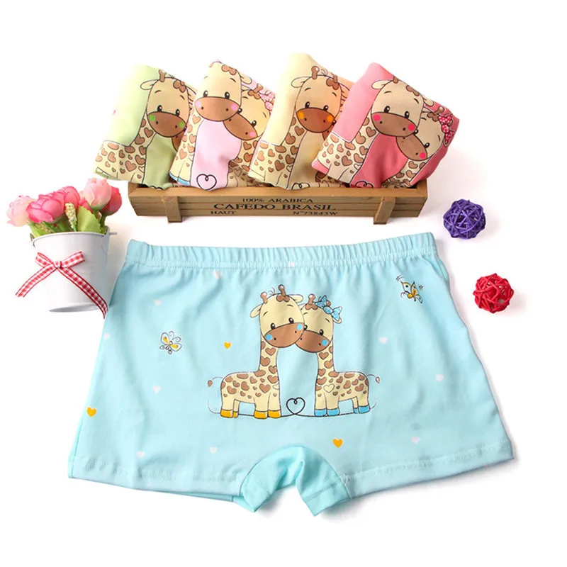 1 шт. случайный Цвет детские трусики для девочек трусы боксеры детское нижнее