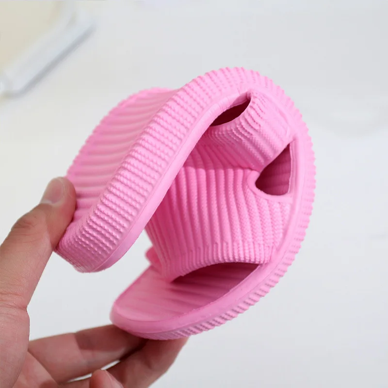 

Quick Dry Home Slippers Women Rubber Slipper Shoes Non-slip Flip Flops Bathroom Beach Slipper Summer Footwear