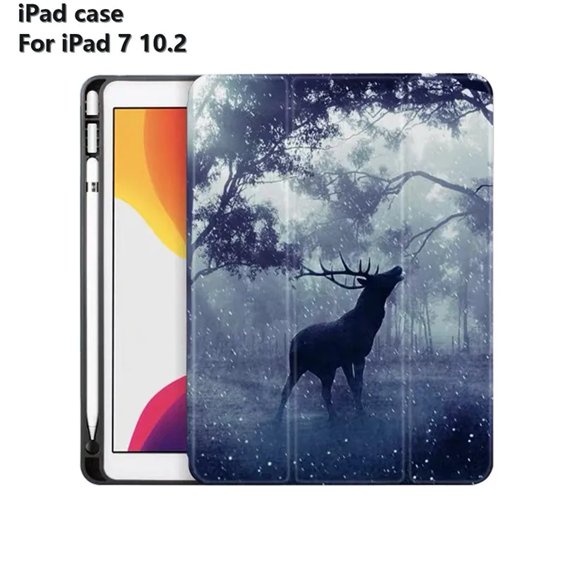 Чехол для Apple iPad 7 10 2 2019 поколения рождественский подарок чехол дюйма тонкий с