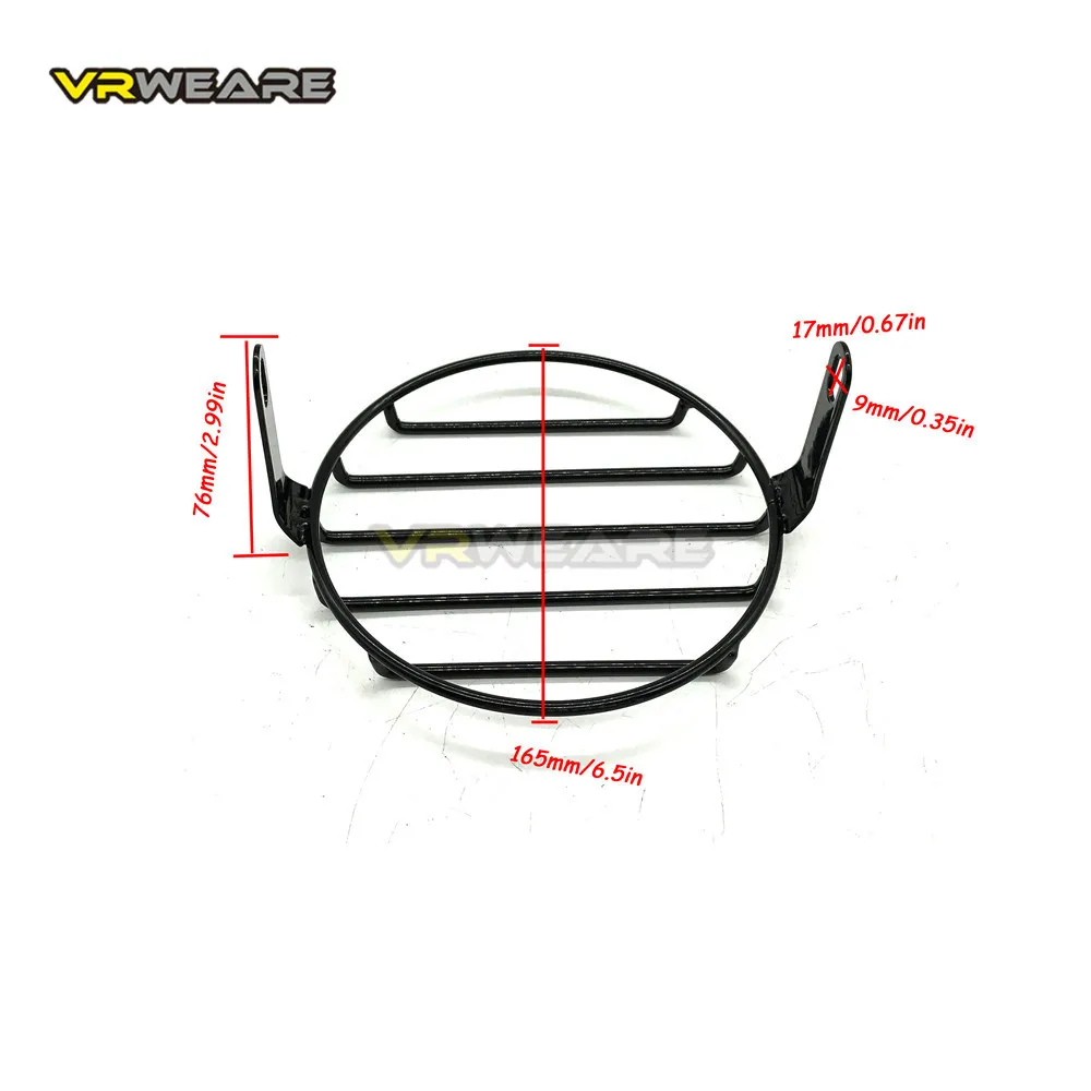 Универсальный винтажный протектор для фар мотоцикла защитная крышка в стиле
