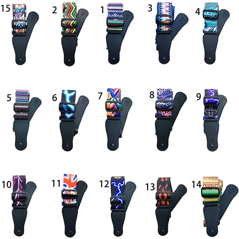 Винтажная акустическая электрогитара с цветочным принтом электрическая бас