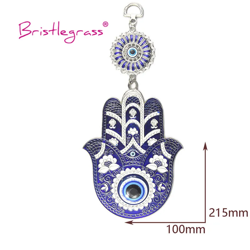 Бриллиантовая трава турецкий синий глаз Хамса ручной цветок амулет виноградной
