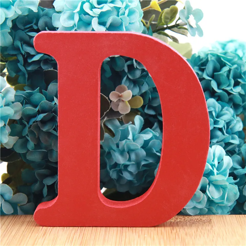 Деревянные буквы алфавита из красного дерева 1 шт. 10 см искусства поделки стоячие