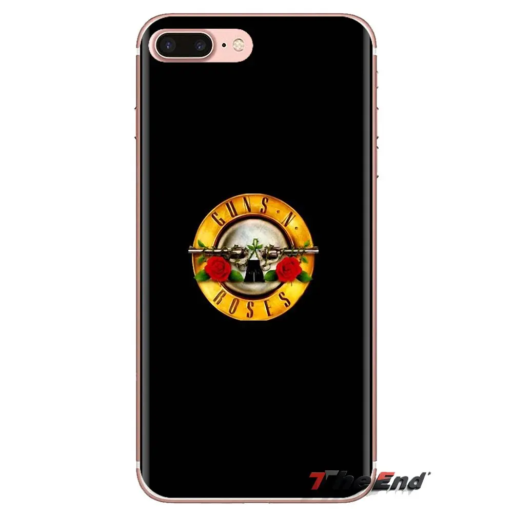 Силиконовые чехлы для телефона guns n roses музыкальная полоса ретро Xiao mi 6 A1 Max x 2 5X 6X Red