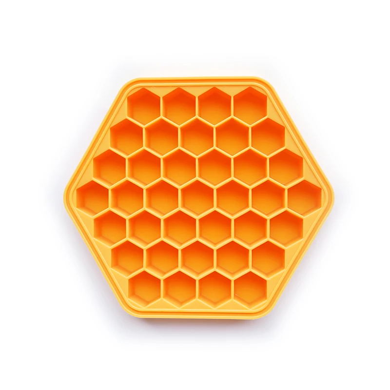 

37 Grid Honeycomb Ice Cube Mold Silicone Ice grid Tray Square Ice Tray Mould Easy Release Silicone Ice Cube For Bar Kitchen tool