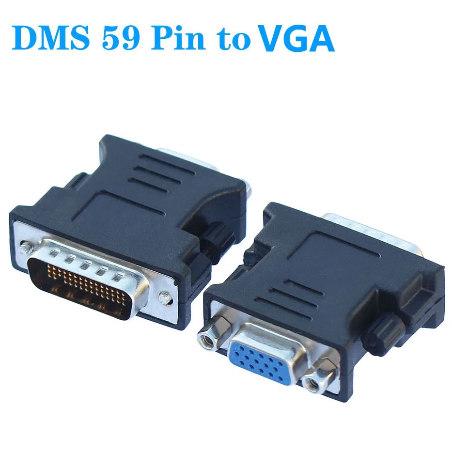 1 шт 59 pin к VGA мужского и женского пола DMS-59 to адаптер для видеокарты | Компьютеры